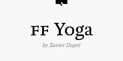 FF Yoga Font
