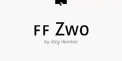 FF Zwo Font