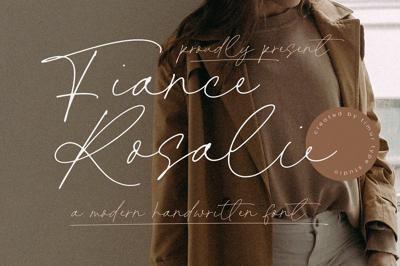 Fiance Rosalie - Modern Handwritten Free Download