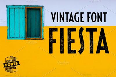 Fiesta - 2 vintage fonts Free Download