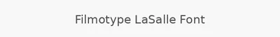 Filmotype LaSalle Font