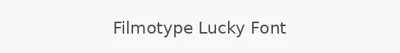 Filmotype Lucky Font
