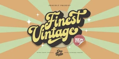 Finest Vintage Font