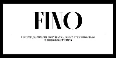 Fino Stencil Font