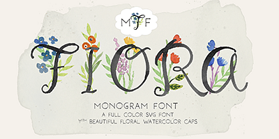 Fiora Monograms Font Free Download