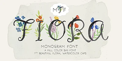 Fiora Monograms Font