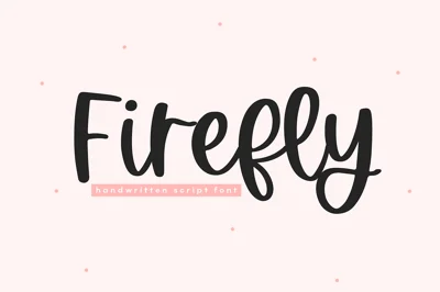 Firefly | Handwritten Script Font