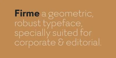 Firme Font