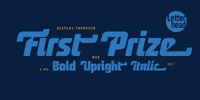 First Prize Font