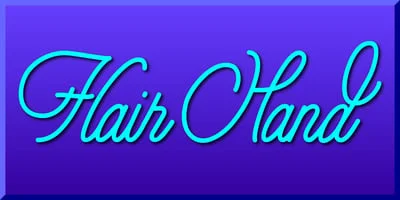Flair Hand Font