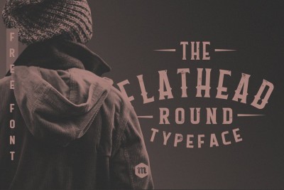 Flathead Round Vintag Typeface Font