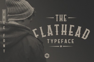 Flathead Vintage Typeface | Font