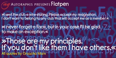 Flatpen Font