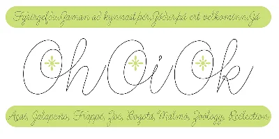 Flirt Script Font