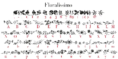 Floralissimo Font