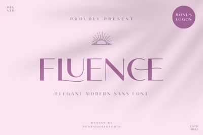 Fluence | Elegant Modern Sans Font Free Download