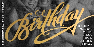 FM Birthday 1.0 Font