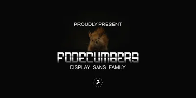 Fodecumbers Display Font