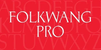 Folkwang Pro Font