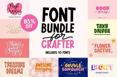 Font Bundle for Crafter SALE
