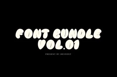 Font Bundle Vol.01