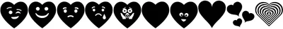 Font Hearts Love Font