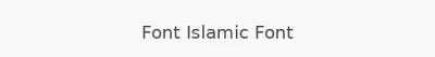 Font Islamic Font