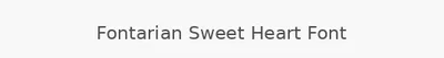 Fontarian Sweet Heart Font