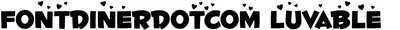 Fontdinerdotcom Luvable Font