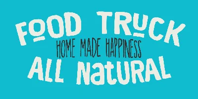 Food Truck Font