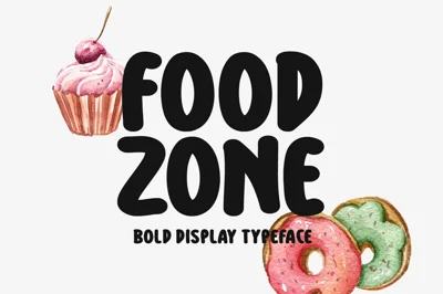 Food Zone Typeface
