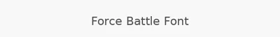 Force Battle Font