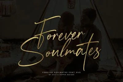 Forever Soulmates Font Duo
