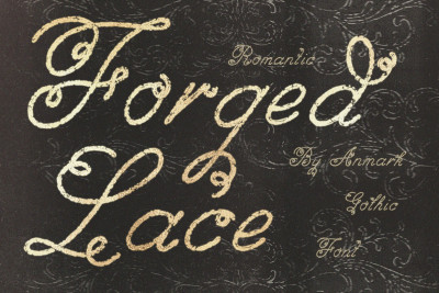 Forged Lace Romantic Gothic Font