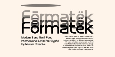 Formatek Font