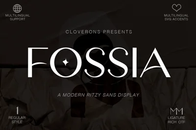 Fossia - Chic Modern Sans Display Font