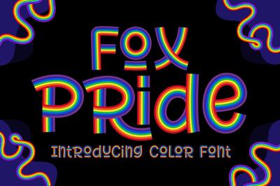 Fox Pride Color Font Free Download