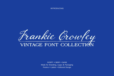 Frankie Crowley Font Collection