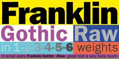 Franklin Gothic Raw Font