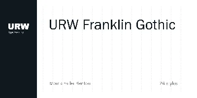 Franklin Gothic Font