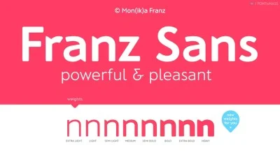 Franz Sans Font Free Download