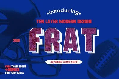 Frat Font - Modern Sans Serif