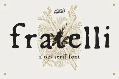 Fratelli - Serif font + Extras