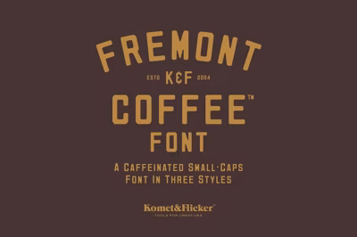 Fremont Coffee - A Caffeinated Font Free Download