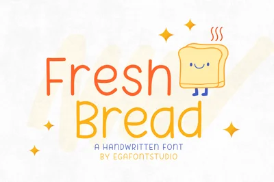 Fresh Bread | Cute Handwriting Font