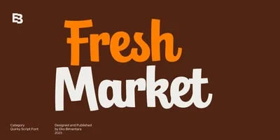 Fresh Market Font