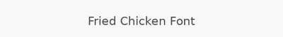 Fried Chicken Font