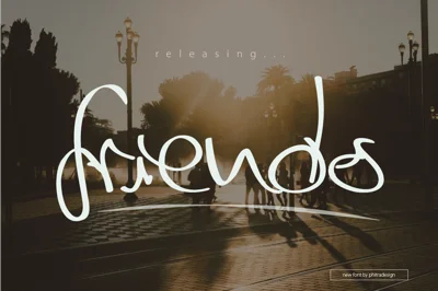 friends font