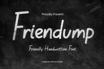 Friendump | Handwritten Font