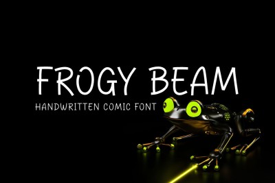 Frogy Beam - Handwritten Comic Font